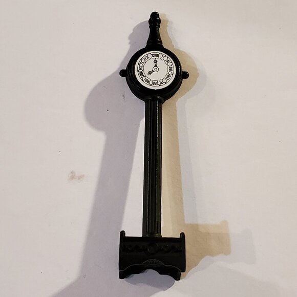 Vintage Department 56 City Tower Clock Christmas Snow Village Accessory - Picture 1 of 5